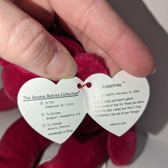 TY beanie baby. Retired Valentina Bear. Excellent condition. Bundle/offer! - Picture 3 of 5